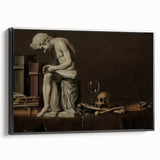 Classical Statue and Skull – Dark Academia Wall Art, Vintage Academic Prints