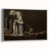 Classical Statue and Skull – Dark Academia Wall Art, Vintage Academic Prints