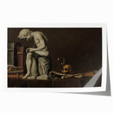 Classical Statue and Skull – Dark Academia Wall Art, Vintage Academic Prints
