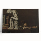 Classical Statue and Skull – Dark Academia Wall Art, Vintage Academic Prints