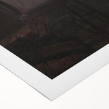 Dimly Lit Room with Easel – Dark Academia Wall Art, Moody Aesthetic Decor