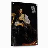 Woman with Sword – Dark Academia Wall Art, Gothic Historical Portrait