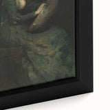 Woman Playing Stringed Instrument – Dark Academia Wall Art, Gothic Elegance