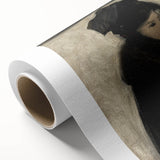 Dark Academia Wall Art - Gothic Woman in Winter for Moody Aesthetic Decor