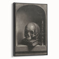 Dark Academia Wall Art - Gothic Skull and Candle Print for Classic Decor