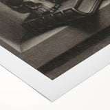 Dark Academia Wall Art - Gothic Skull and Candle Print for Classic Decor