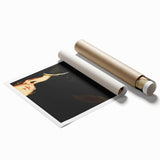 Close-Up of Woman in Dark Attire – Dark Academia Wall Art, Gothic Portrait