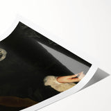 Close-Up of Woman in Dark Attire – Dark Academia Wall Art, Gothic Portrait