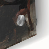 Dark Academia Wall Art - Red-Haired Woman Studying for Moody Gothic Decor