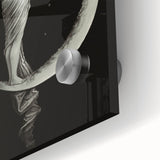 Dark Academia Wall Art | Vintage Gothic Moon Lady | Shadowy Art Piece