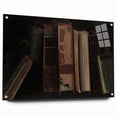 Dark Academia Wall Art – Vintage Book Still Life with Aged Volumes