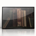 Dark Academia Wall Art – Vintage Book Still Life with Aged Volumes