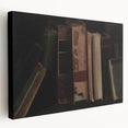 Dark Academia Wall Art – Vintage Book Still Life with Aged Volumes
