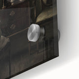 Dark Academia Wall Art-Girl in Study Room, Vintage Gothic Print