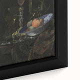 Dark Academia Wall Art: Still Life with Fruit and Glassware, Gothic Print