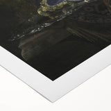 Dark Academia Wall Art: Still Life with Fruit and Glassware, Gothic Print