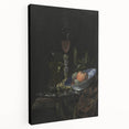 Dark Academia Wall Art: Still Life with Fruit and Glassware, Gothic Print