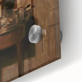 Dark Academia Wall Art: Antique Interior with Artwork, Gothic Print