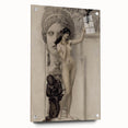 Dark Academia Wall Art: Classical Nude and Statue, Vintage Gothic Print