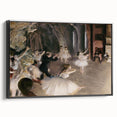 Dark Academia Wall Art – Elegant Ballet Rehearsal Scene in Soft Tones
