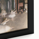 Dark Academia Wall Art – Elegant Ballet Rehearsal Scene in Soft Tones