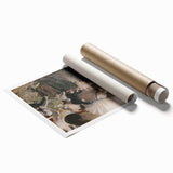 Dark Academia Wall Art – Elegant Ballet Rehearsal Scene in Soft Tones