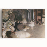 Dark Academia Wall Art – Elegant Ballet Rehearsal Scene in Soft Tones