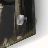 Dark Academia Wall Art: Two Women in Shadows, Vintage Gothic Print