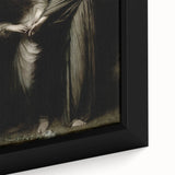 Dark Academia Wall Art: Two Women in Shadows, Vintage Gothic Print