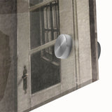 Dark Academia Wall Art – Thoughtful Portrait with Open Door