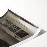 Dark Academia Wall Art – Thoughtful Portrait with Open Door