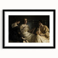 Dark Academia Wall Art – Vintage Portrait of Women in Reflective Mood