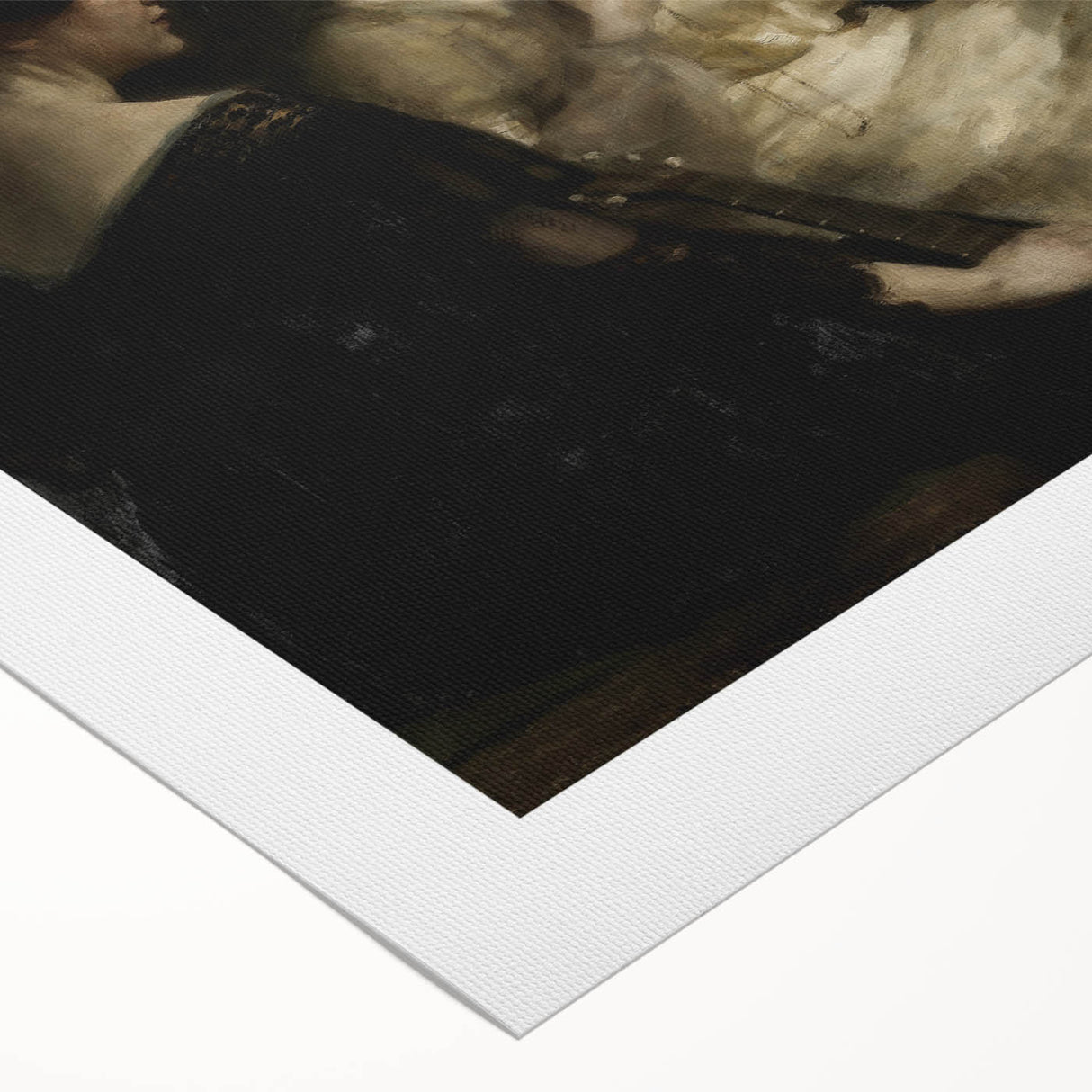 Dark Academia Wall Art – Vintage Portrait of Women in Reflective Mood