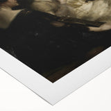 Dark Academia Wall Art – Vintage Portrait of Women in Reflective Mood