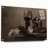 Dark Academia Wall Art – Still Life with Goblet and Lemon Peel