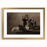 Dark Academia Wall Art – Still Life with Goblet and Lemon Peel