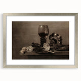 Dark Academia Wall Art – Still Life with Goblet and Lemon Peel