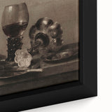 Dark Academia Wall Art – Still Life with Goblet and Lemon Peel