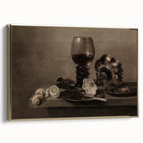 Dark Academia Wall Art – Still Life with Goblet and Lemon Peel