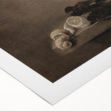 Dark Academia Wall Art – Still Life with Goblet and Lemon Peel