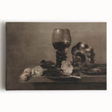 Dark Academia Wall Art – Still Life with Goblet and Lemon Peel