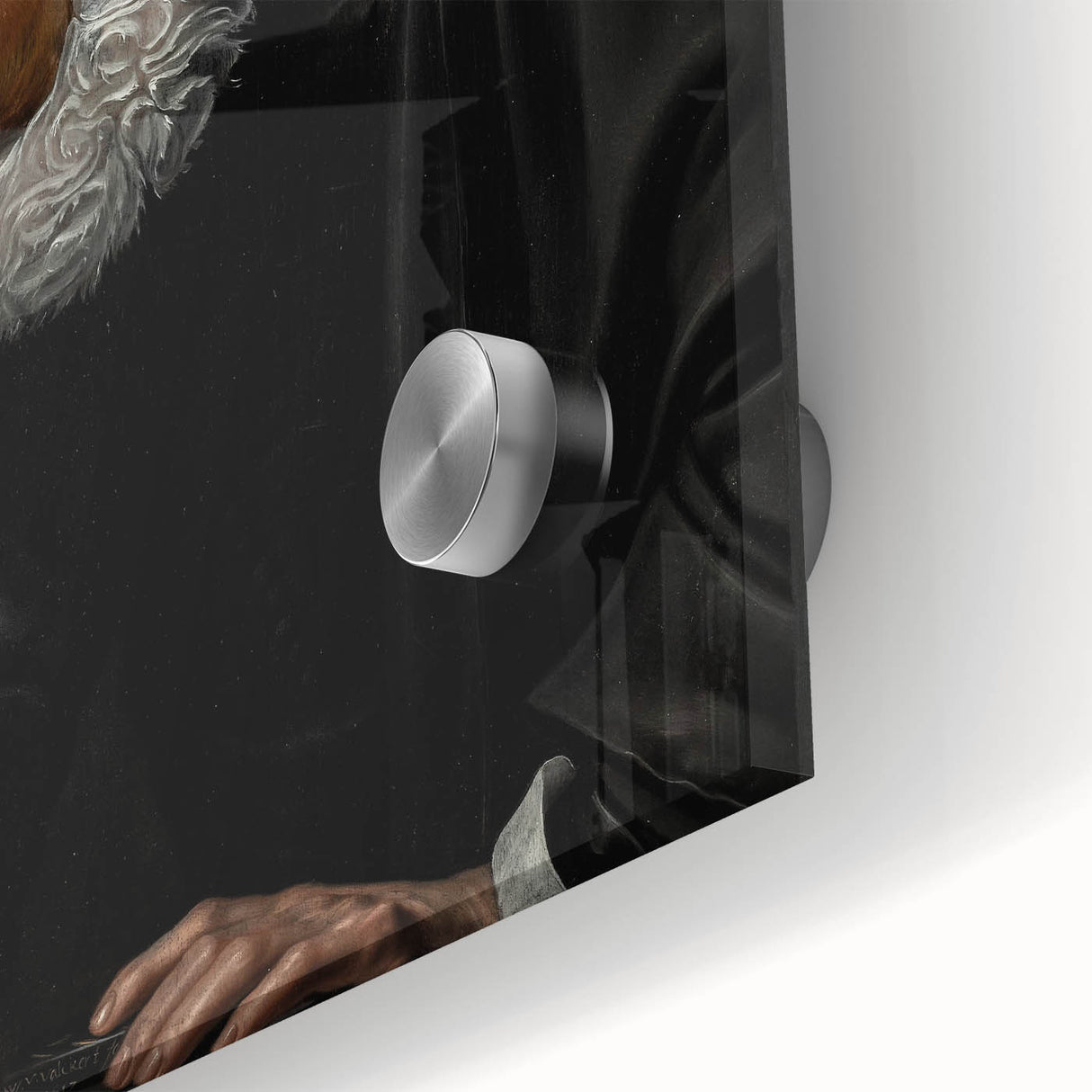 Dark Academia Wall Art: Portrait of Gentleman in Black, Gothic Print