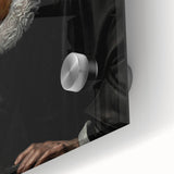 Dark Academia Wall Art: Portrait of Gentleman in Black, Gothic Print