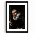 Dark Academia Wall Art: Portrait of Gentleman in Black, Gothic Print