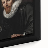 Dark Academia Wall Art: Portrait of Gentleman in Black, Gothic Print