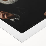 Dark Academia Wall Art: Portrait of Gentleman in Black, Gothic Print