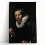 Dark Academia Wall Art: Portrait of Gentleman in Black, Gothic Print