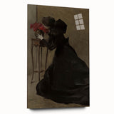 Dark Academia Gothic Wall Art | Vintage Print of Shadowy Figure