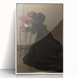 Dark Academia Gothic Wall Art | Vintage Print of Shadowy Figure