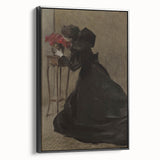 Dark Academia Gothic Wall Art | Vintage Print of Shadowy Figure